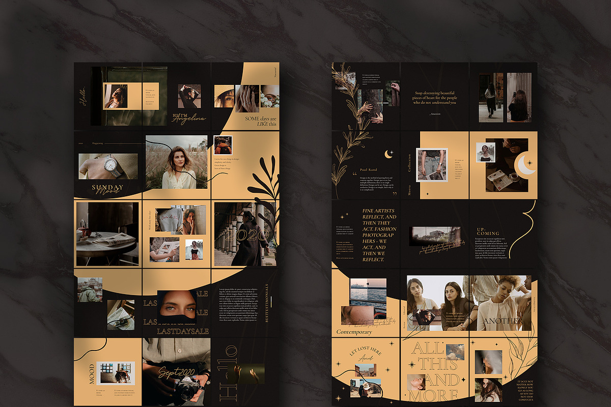 Bundle Minimalist Instagram Vol1, a Social Media Template by Azruca