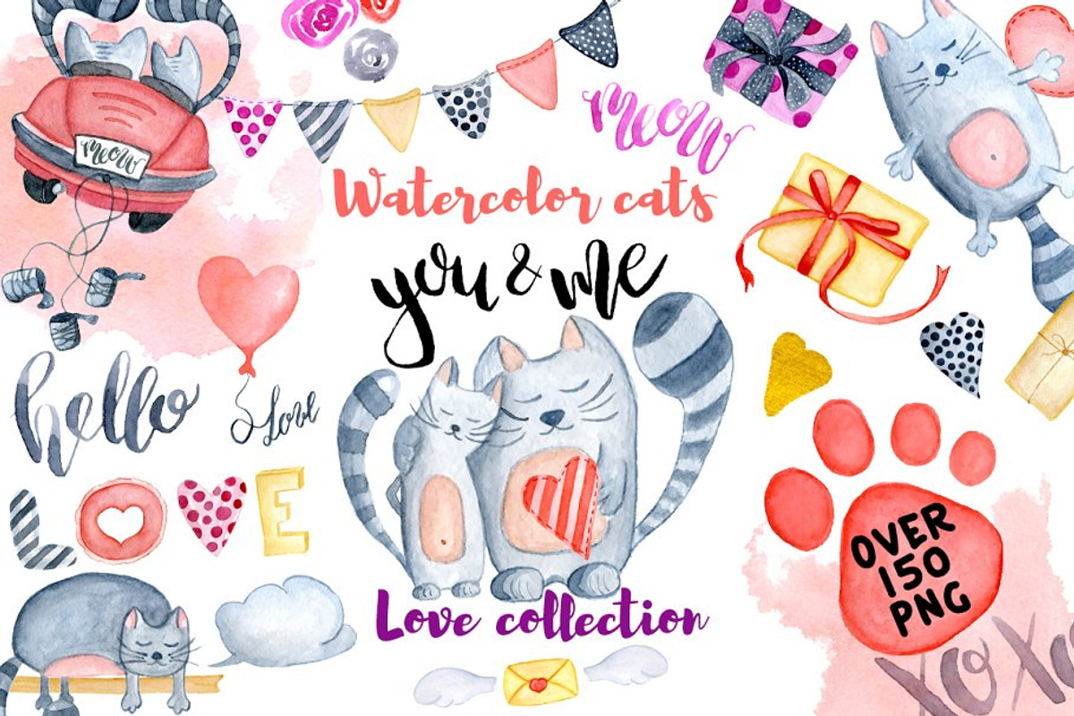 Watercolor animals BUNDLE, an Animal Illustration by Evgeniia