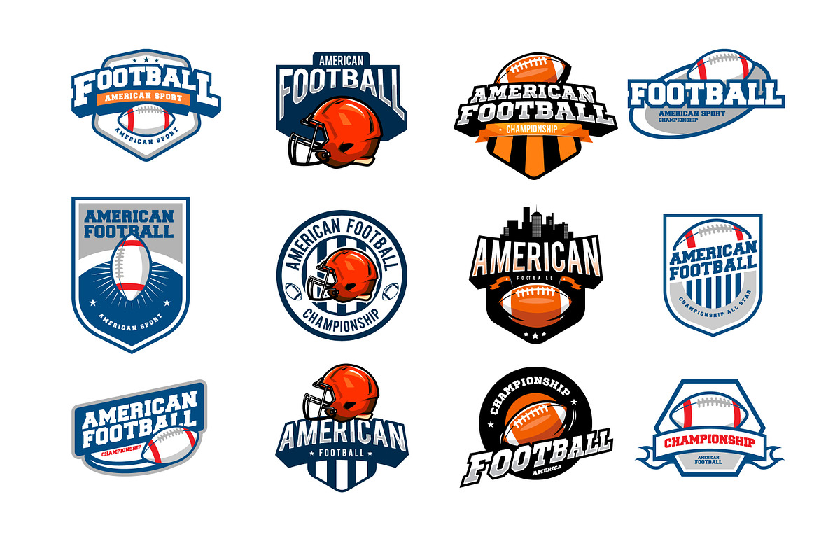 American Football badge BUNDLE, a Sport Illustration by grindstudio (Photo 2 of 4)
