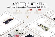 4Boutique Ecommerce UI KIT Sketch, an UI Kit Template by 4EB Studio (Thumbnail 1 of 10)