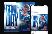 American Football Flyer Template, a Flyer Template by Tarommir (Thumbnail 2 of 3)