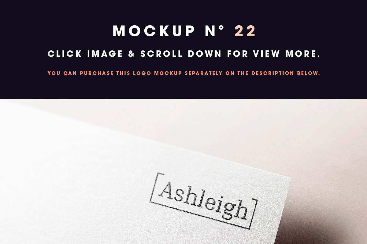 50 Logo Mockup Branding Bundle - V3, an Advertising Mockup by Asylab (Photo 28 of 57)