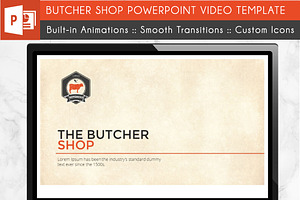 Butcher Power Point Video Template