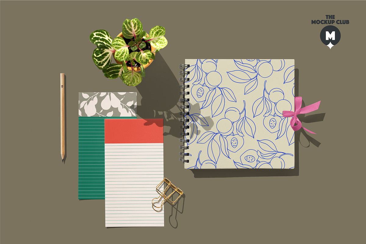 STATIONERY/NOTEBOOK MOCKUPS, a Books & Magazine Mockup by MCKP*ME (Photo 8 of 14)