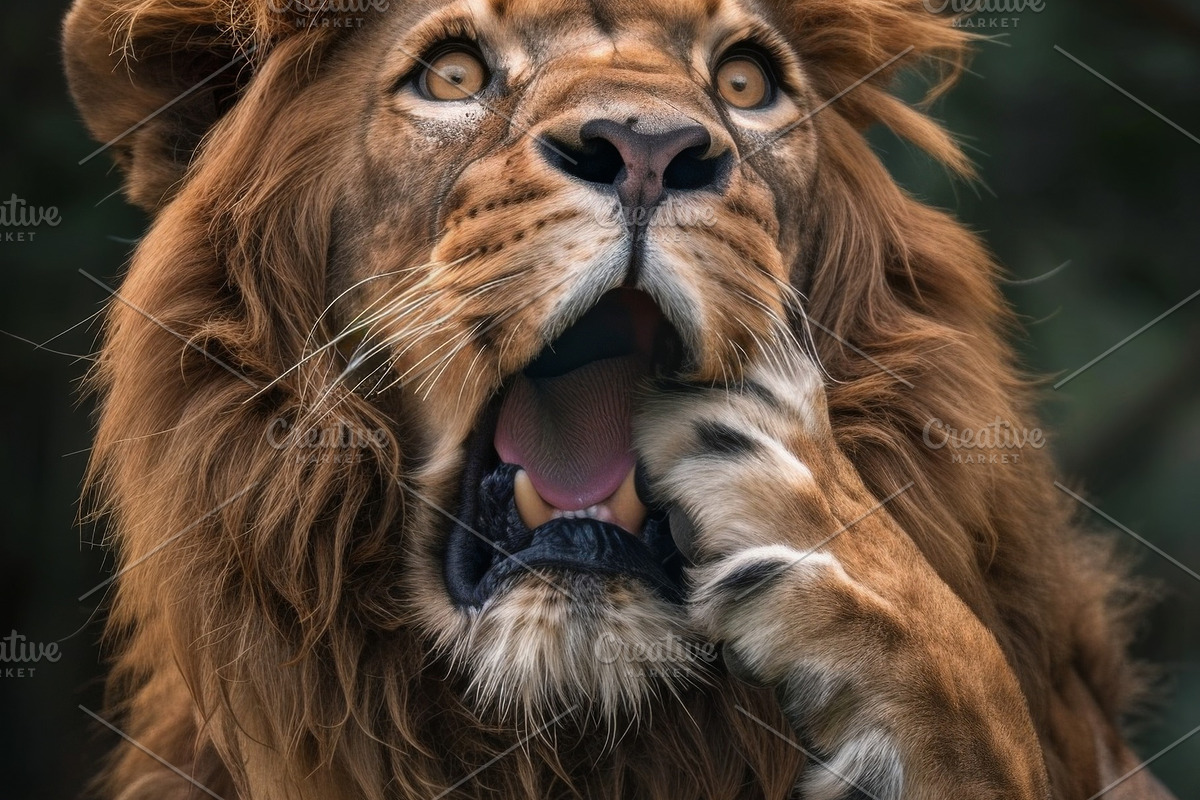 236 surprised animals, an Animal Photo by Handmadefont (Photo 92 of 241)