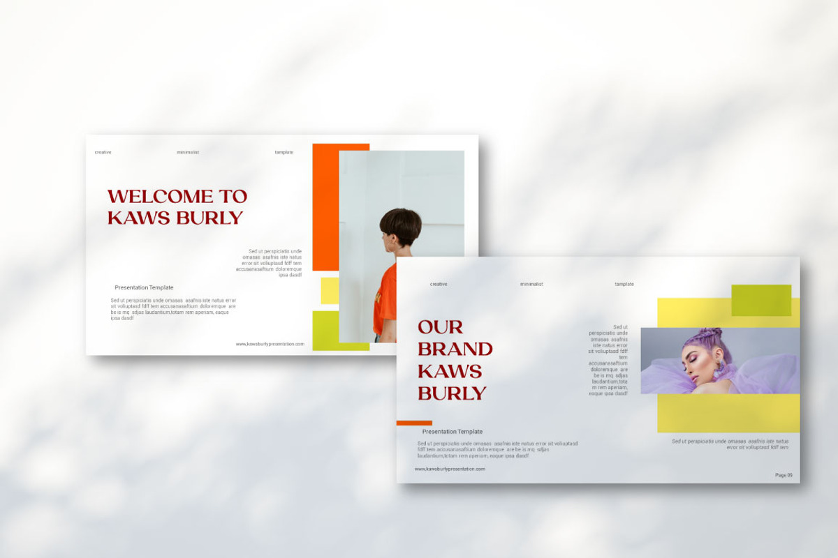 Kaws Burli Powerpoint Template, a Presentation Template by nyilstudio