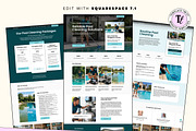 Pool Cleaning Squarespace Website, a Squarespace Template by Template Twist Shop (Thumbnail 2 of 9)