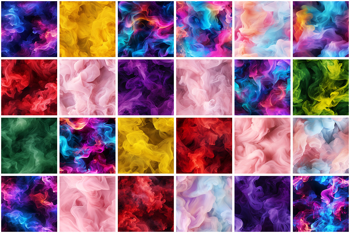 Smoke Effect Seamless Pattern, a Pattern Graphic by Forhadx5 (Photo 8 of 12)