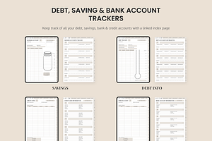 Boho Digital Budget Planner