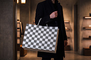 Paper Shopping Bag Mockup, a Packaging Mockup by Designer Dude (Thumbnail 2 of 2)