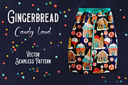 Gingerbread Candy Land, a Pattern Graphic by Lidiebug (Thumbnail 4 of 7)