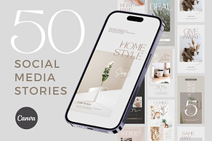 50 Aesthetic Instagram Story CANVA