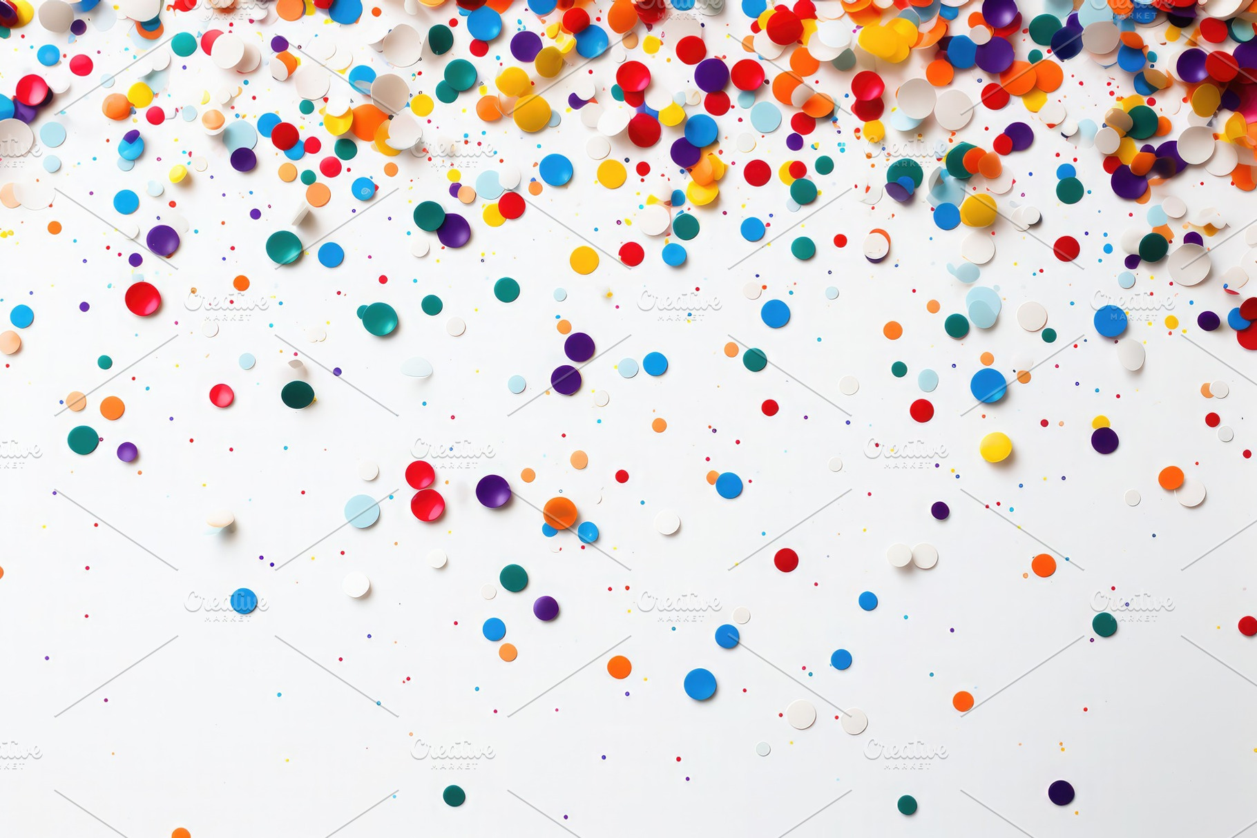 Brazilian carnival confetti, Colorfu, a Photo by Pixeness Studio