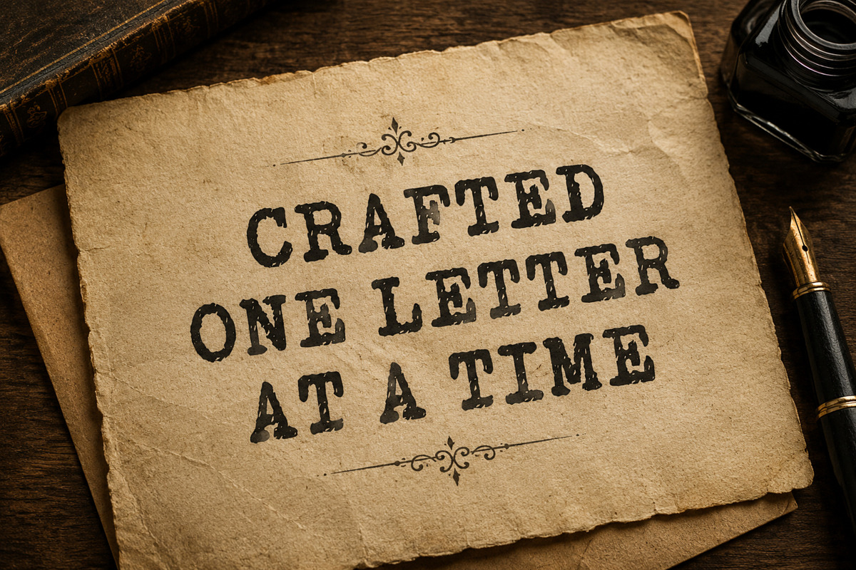Rugged Writer, a Slab Serif Font by Limited.studio (Photo 5 of 6)