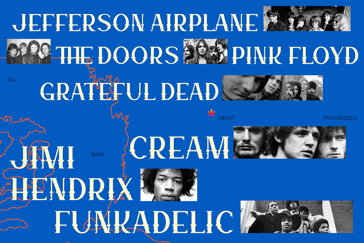 Creamroads - 60s Distorted Font, a Font by riff.type (Photo 8 of 10)