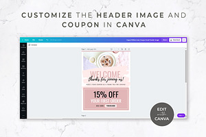 Canva & Klaviyo Template Coupon