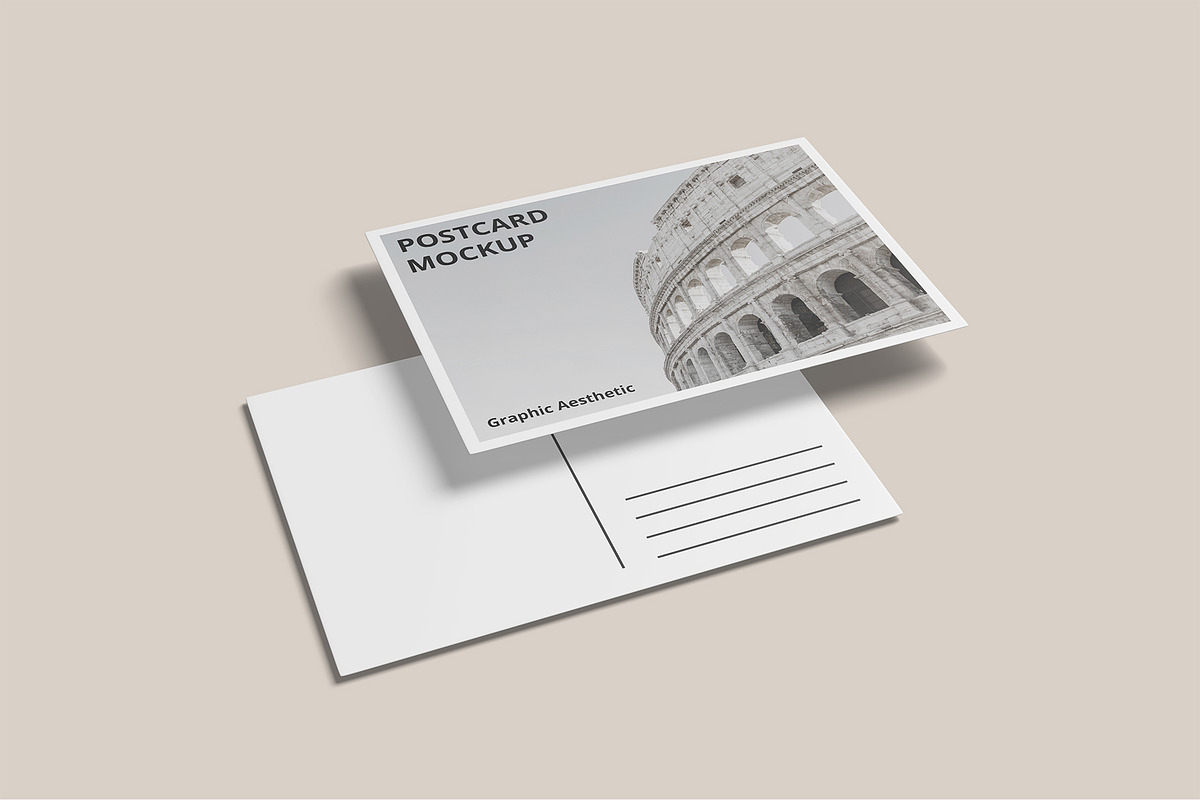 Postcard Invitation Mockup Bundles, a Card Template by Graphic Aesthetic (Photo 19 of 22)