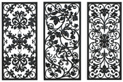 Elegant Lasercut Panel Vector Set, an Illustration by Amazin_art (Thumbnail 7 of 21)