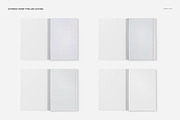 A4 Notebook Mockup Set (square holes, a Stationery Template by creatsy5 (Thumbnail 11 of 14)