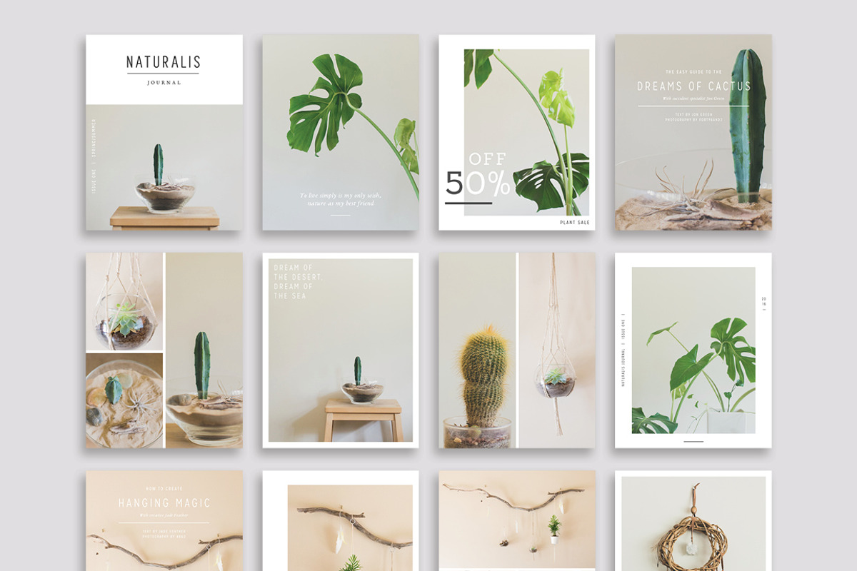 NATURALIS  Social Media BUNDLE, a Social Media Template by 46&2 Collective (Photo 9 of 11)