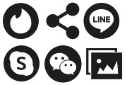 Social Media Marketing Icons Set 2, a Brush Add-On by Disasterology Ink (Thumbnail 8 of 10)