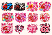 Valentine PNG Bundle – 100 Designs, an Object Graphic by MIRoots Design Studio (Thumbnail 2 of 6)