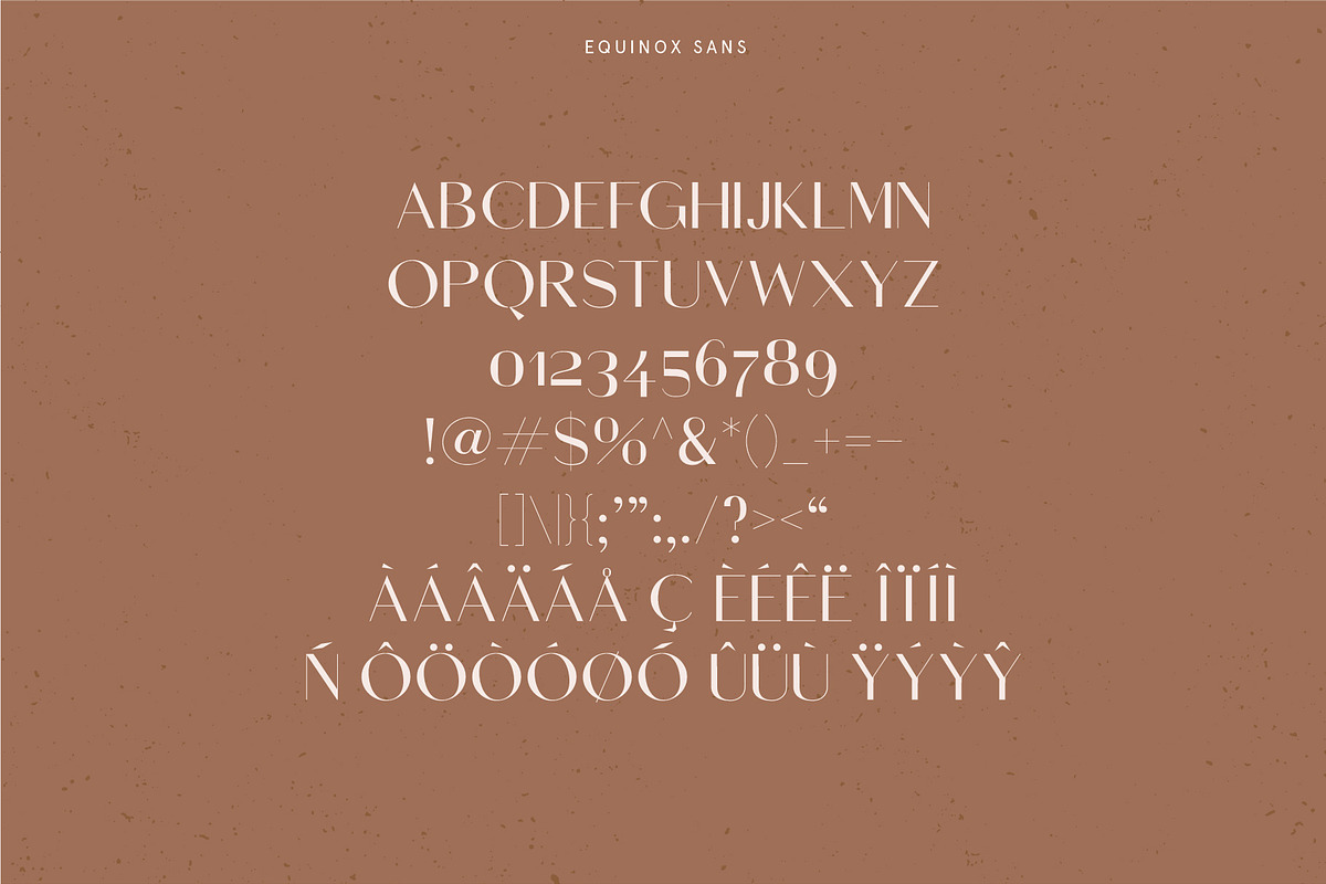 Equinox Stylish Font duo & logo Bundle preview 8