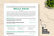 Nurse Resume Template, a Resume Template by ResumeInventor (Thumbnail 2 of 9)