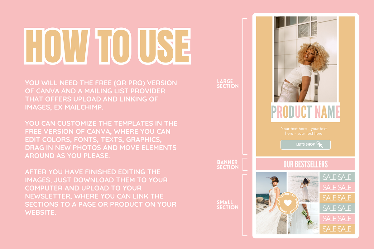 Pastel Email Templates, an Email Template by SunshineStudioBoutique (Photo 3 of 9)