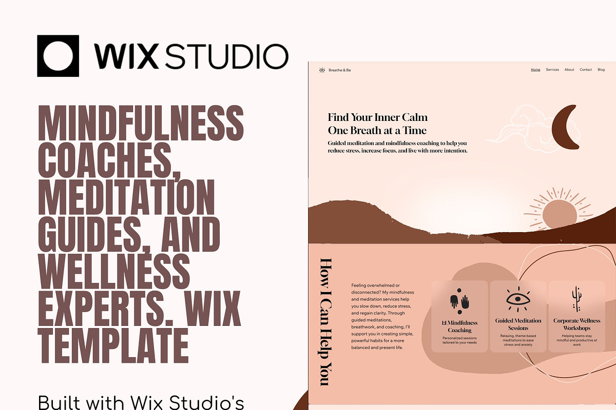 Wix Studio Template Wellness blog, a Wix Template by PATCHPO (Photo 3 of 9)