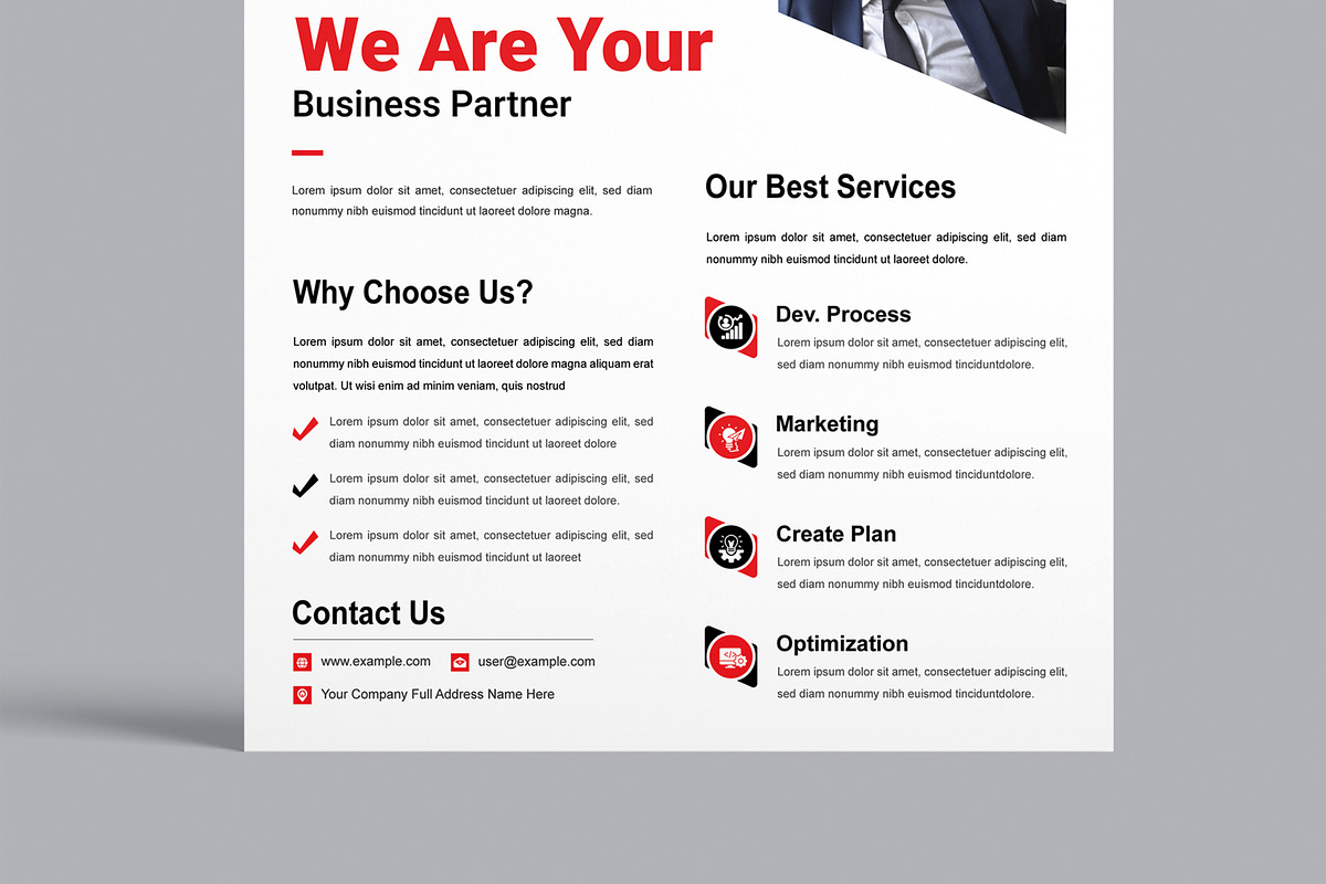 Creative Digital Agency Flyer, a Flyer Template by MightyDesign (Photo 5 of 8)