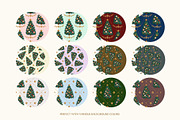 Vintage Christmas Painted Patterns 1, a Pattern Graphic by Euonia Meraki (Thumbnail 3 of 8)