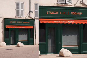 Shop Facade Mockup