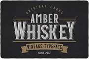 Amber Whiskey Typeface, a Symbol Font by VozzyStock (Thumbnail 1 of 5)