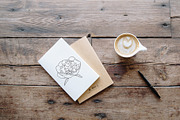 Peony flower collection, an Illustration by Maria's little shop (Thumbnail 6 of 7)
