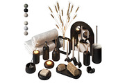 Bathroom accessories decorative set, an Object 3D Model by Archidizer (Thumbnail 4 of 8)