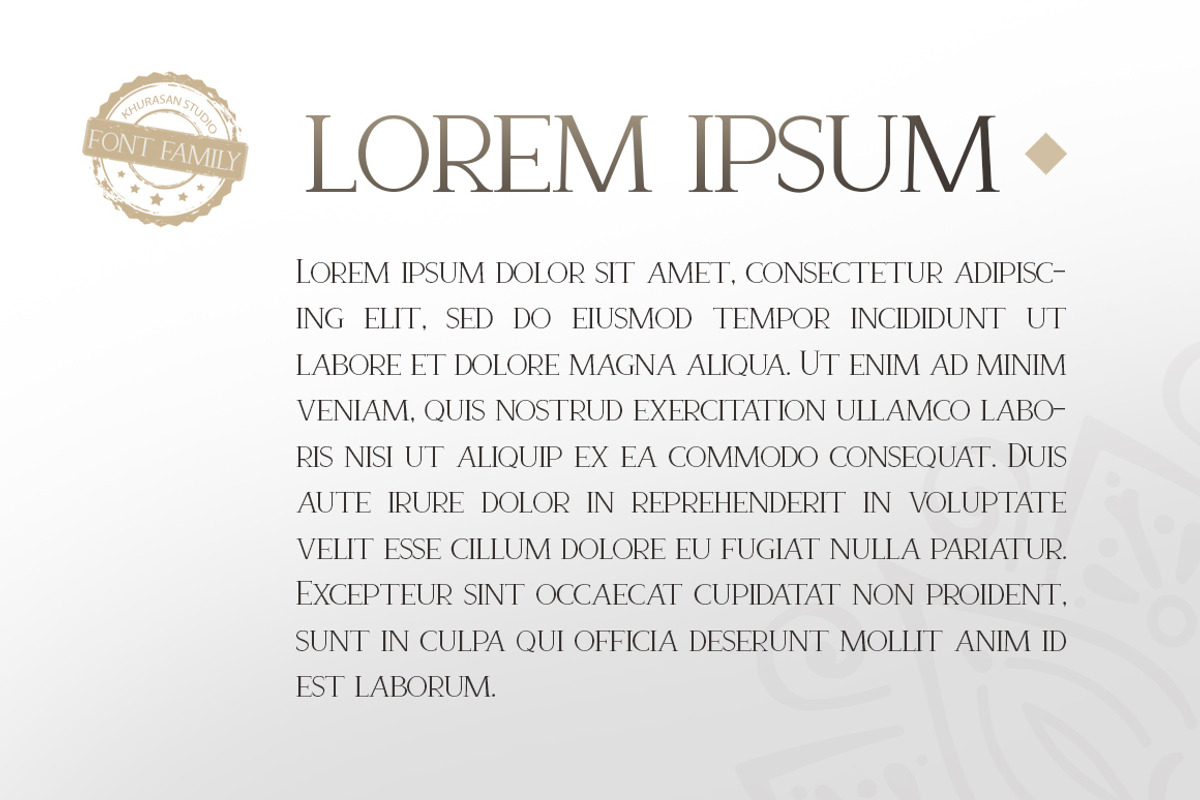 Recoba Font Family preview 2