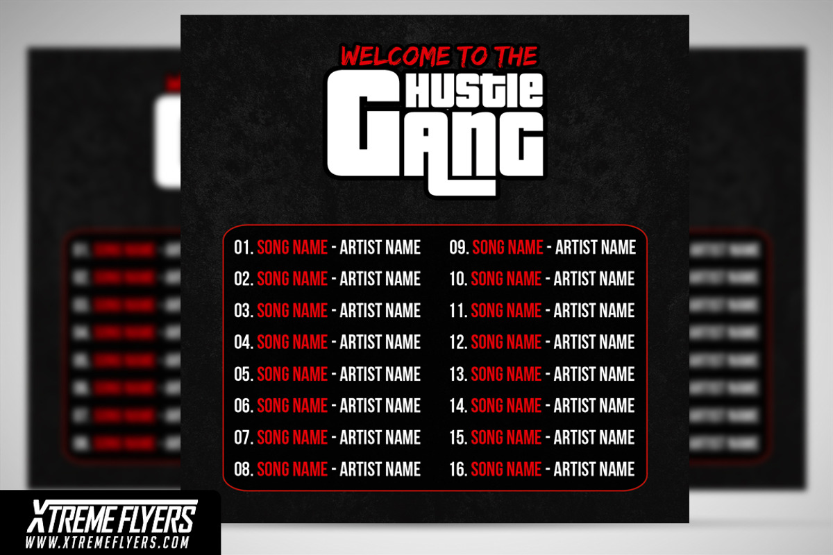 GTA Mixtape Cover Template, a Templates & Theme by XtremeFlyers