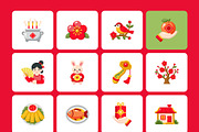 75 Chinese New Year Flat Icons, an Emoji Icon by Brickclay (Thumbnail 10 of 10)