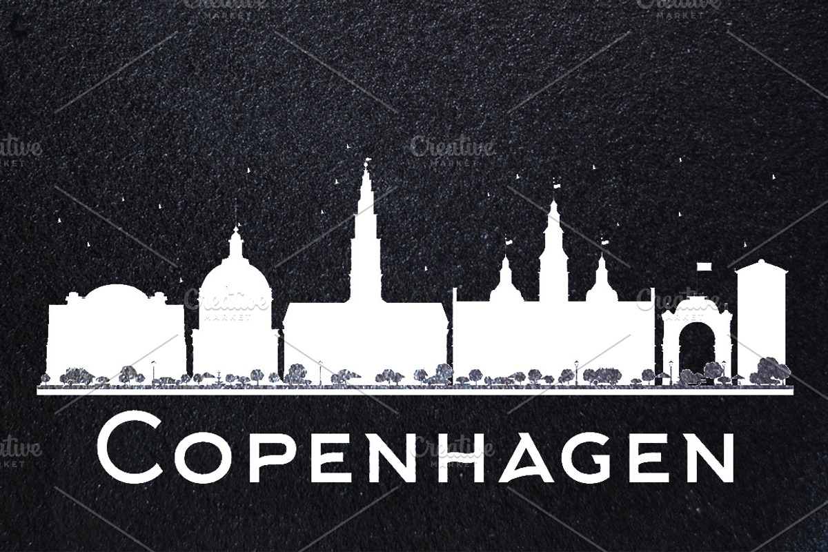 29 City Skyline Silhouettes Set 3, a Work Illustration by Booblgum (Photo 5 of 8)