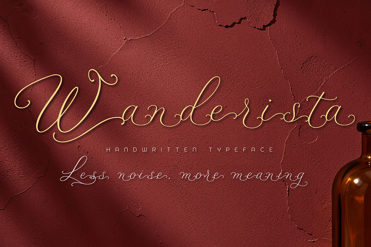 Wanderista - Handwritten Love, a Script Font by HypeWorksCo (Photo 1 of 21)