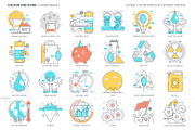 Color line icons, an Outline Icon by Howcolour (Thumbnail 29 of 32)