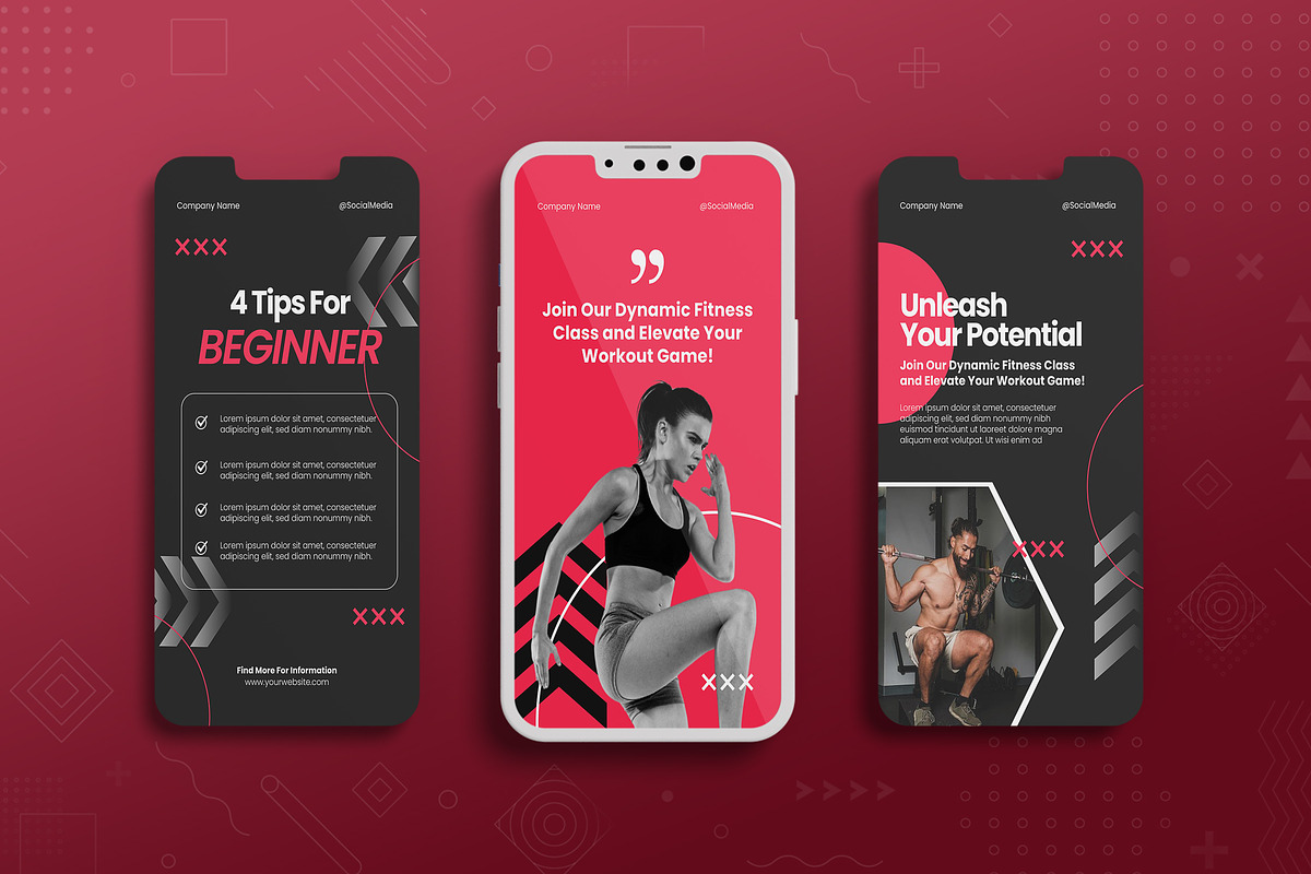 Gym and Fitness Instagram Story, a Social Media Template by Fannan Studio (Photo 2 of 2)