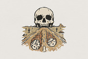 Desert Highway Skull PNG, Dice, an Illustration by SharpMarketplace (Thumbnail 1 of 3)