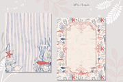 Blue toile Ocean Collection, a Seasonal Illustration by AlenaVlasko stock Market (Thumbnail 10 of 12)
