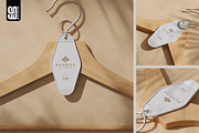 Hotel Keychain on Hanger Mockup, an Advertising Mockup by SD Mockup (Thumbnail 1 of 5)