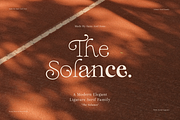 Solance Serif, a Serif Font by Sans & Sons (Thumbnail 4 of 10)