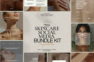 Minimal Skincare IG Bundle Kit, a Social Media Template by Crafted Pixel