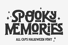 Spooky Memories - Halloween Font