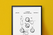 Tennis Ball Patent, an Illustration by Nordic Designs (Thumbnail 2 of 3)